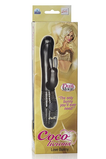 Вибратор Coco Licious Love Bunny Vibes, черный