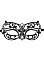 Маска Tribal Masquerade Black