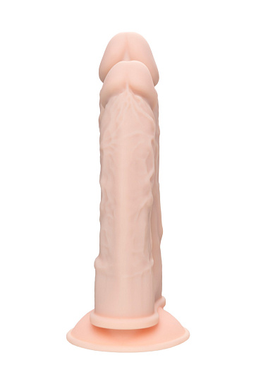 Фаллоимитатор для двойного проникновения RealStick Silicone Armie H, 19 см