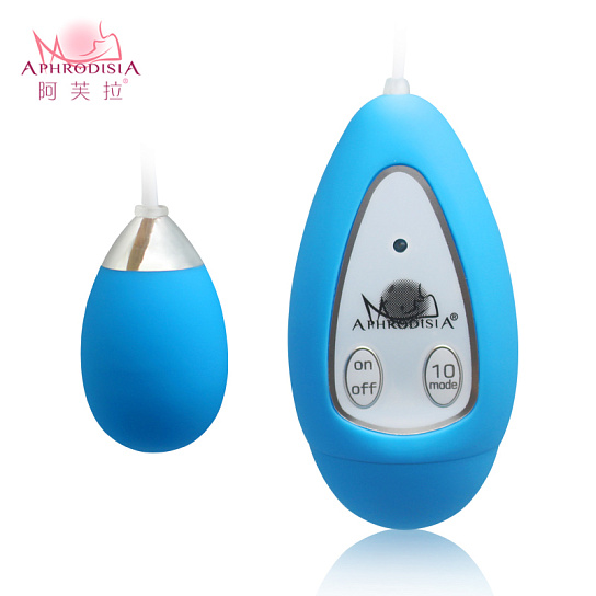 Виброяичко Xtreme-10F Egg (B), синее