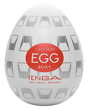 Яйцо мастурбатор Tenga Egg №14 Boxy с узором из выпуклых квадратов