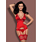 Корсет из блестящего атласа Obsessive SECRED CORSET, S/M