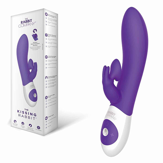 Вибратор многофункциональный Kiss, фиолетовый