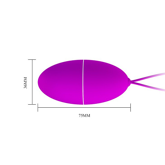 Виброяйцо фиолетовое Joanne с дистанционным пультом Pretty Love Baile