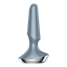 Анальный виброплаг Satisfyer Plug-ilicious 2, серебристый