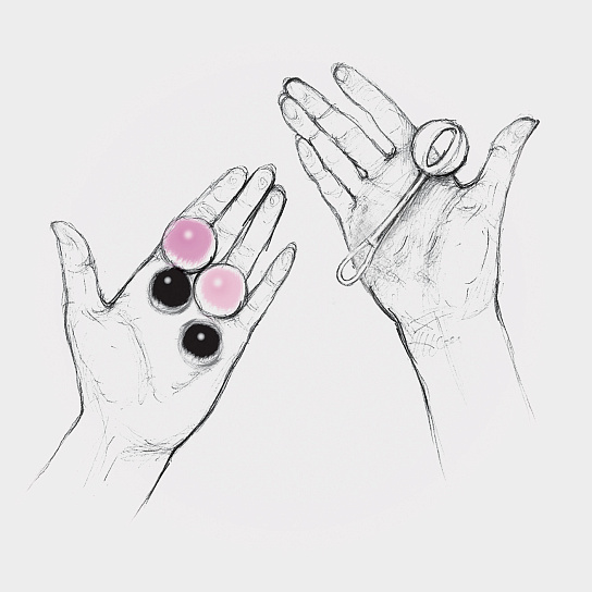 Набор вагинальных шариков Geisha Balls Magnetic из силикона