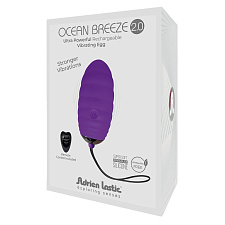 Виброяйцо с пультом управления Adrien Lastic Ocean Breeze 2.0, фиолетовое