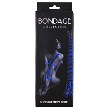 Веревка для бондажа Lola Toys Bondage Collection, синяя