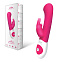 Карманный вибратор-кролик Crystalized 6 режимов, розовый