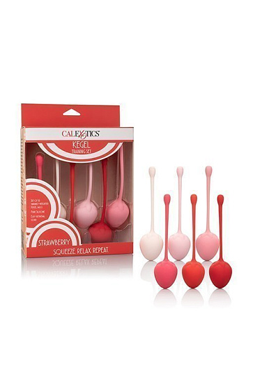 Вагинальные шарики в виде клубники Kegel Training Set Strawberry