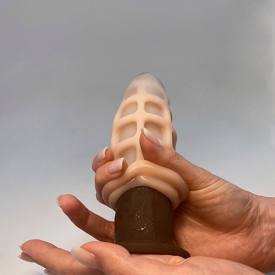 Мини-мастурбатор Adrien Lastic Vaginal Mini Masturbator, телесный