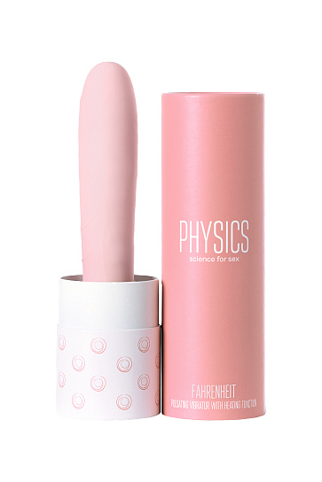 Вибратор с функцией нагрева PHYSICS FAHRENHEIT, 19 см, розовый
