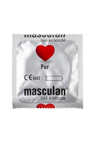 Презервативы Masculan Pur особо тонкие, 3 шт, прозрачные
