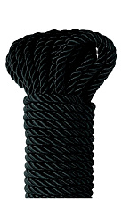 Веревка для фиксации черная Deluxe Silky Rope