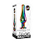 Радужная анальная пробка малая Evolved Rainbow Metal Plug, большая
