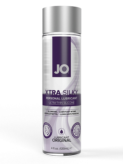 Лубрикант на силиконовой основе JO Xtra Silky Silicone, 120 мл