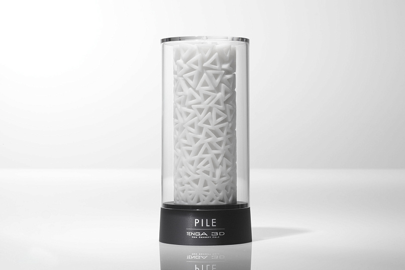 Мастурбатор Tenga 3D Pile с рельефом из треугольников Мастурбатор Tenga 3D Pile с рельефом из треугольников