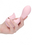 Вагинально-клиторальный вибратор Mythical, водонепроницаемый, розовый