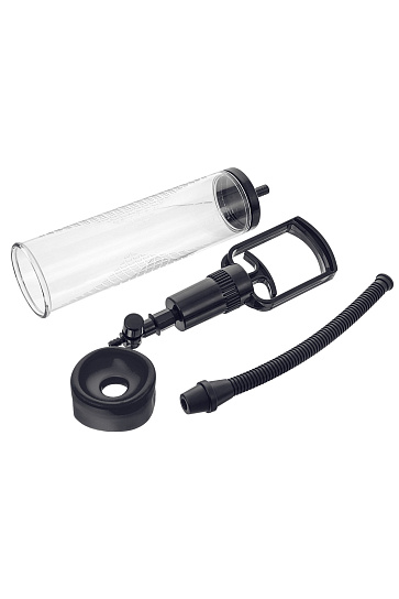 Вакуумная помпа для члена СЕКСУС МЕН, 22 см, черная