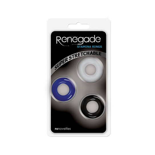 Набор эрекционных колец мультицвет Renegade STAMINA