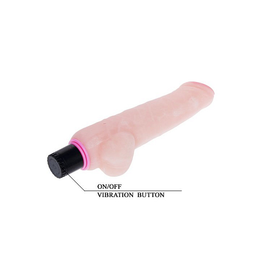 Водонепроницаемый вибратор REALISTIC COCK, 24 см