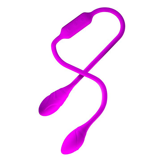 Двойной вибратор на длинном шнурке Lover's Whip с пультом
