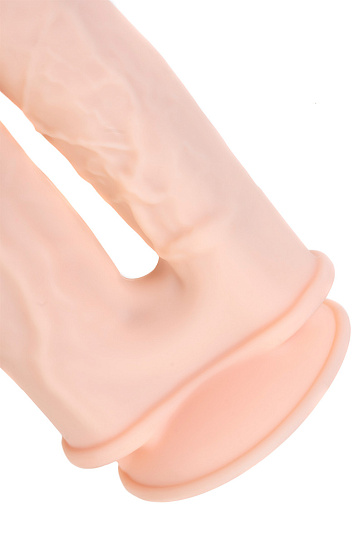 Фаллоимитатор для двойного проникновения RealStick Silicone Armie H, 19 см