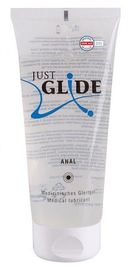 Медицинская анальная гель-смазка на водной основе JustGlide, 200 мл