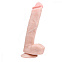 Большой фаллоимитатор Easytoys Realistic Dildo 26.5 см, телесный