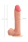 Фаллоимитатор с выраженной головкой RealStick Silicone Henry C, 25 см