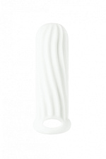 Насадка на пенис для увеличения Lola Games Homme Wide 11-15 см, белый