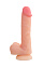 Классический фаллоимитатор Realstick Elite Silicone HUGH J, 15 см