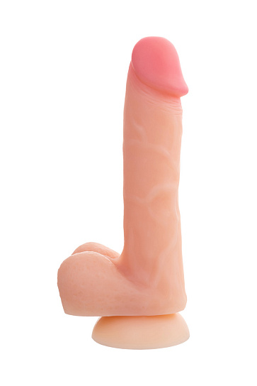 Классический фаллоимитатор Realstick Elite Silicone HUGH J, 15 см