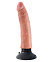 Реалистичный вибратор на присоске 3в1, 7 Vibrating Cock 17.8 см, телесный