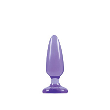 Анальная пробка мини Jelly Rancher Pleasure Plug - Medium, фиолетовая