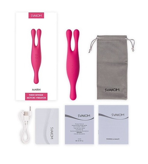 Трехмоторный универсальный вибромассажер Svakom Marin