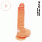 Реалистичный вибромассажёр на присоске с пультом ДУ, 15 см