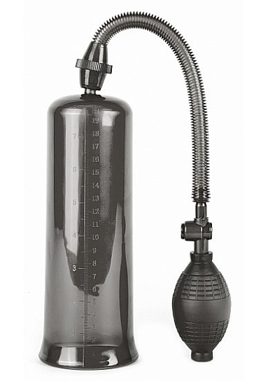 Помпа для члена, 21 см, черная