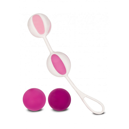 Вагинальные шарики Geisha Balls 2 с силиконовым чехлом