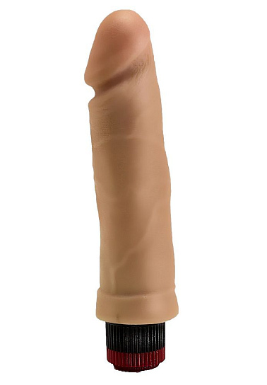 Интимный реалистичный вибратор LoveToy без мошонки 20,5 см