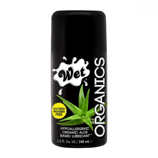 Органическая смазка на основе алое Wet Organics, 148 мл