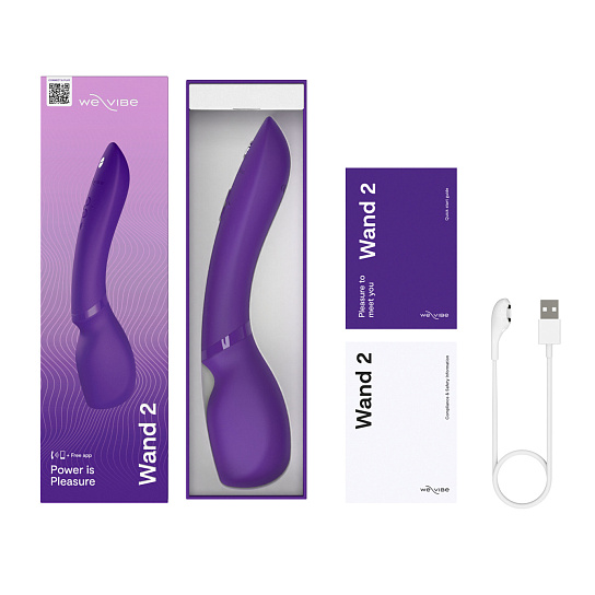 Вибратор микрофон We-Vibe Wand 2, фиолетовый, арт. SNWD2SG4
