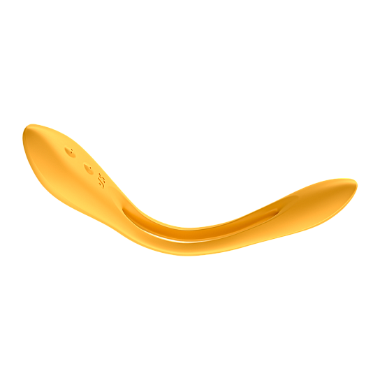 Многофункциональный вибратор Elastic Joy, желтый