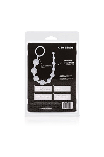 Анальная цепочка Platinum X-10 Beads