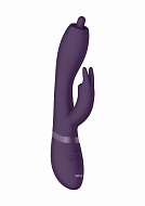Вибромассажер кролик Nilo с функцией ротация 360 градусов, фиолетовый