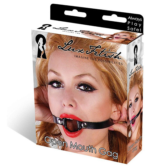 Кляп-расширитель O Ring Gag, черный 