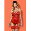 Красный корсет-сетка Obsessive LOVICA CORSET, S/M Красный корсет-сетка Obsessive LOVICA CORSET, S/M