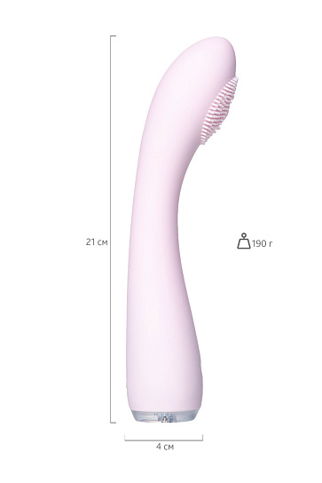 Гибкий вибратор для точки G PPP Shio-Pro, розовый