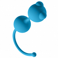 Вагинальные шарики Foxy для массажа интимных мышц, голубые