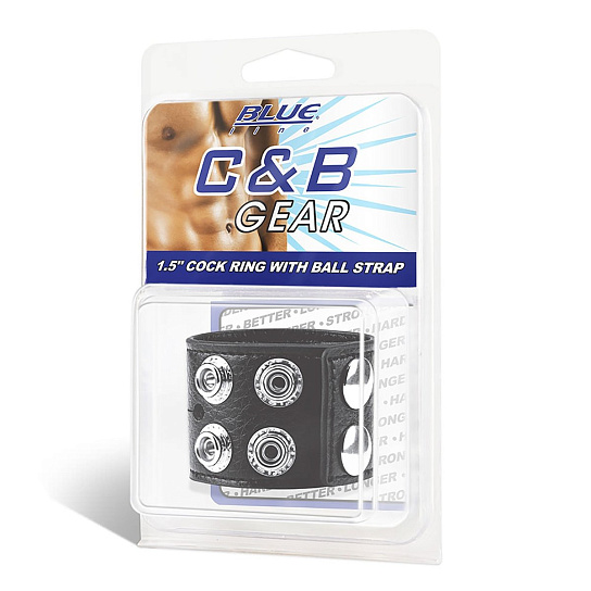 Ремень из экокожи Cock Ring With Ball Strap